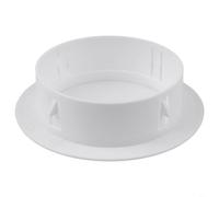 RichVibe Wall Pipe Cover Round Vent Trim Protection for Plumbing Installation with Detachable Design PP Material 50-100mm White(100mm)