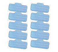 RichVibe Washable Microfiber Mop Pads Replacement for Dupray Neat Steam Cleaner Reusable Cleaning Accessories for Household Floors and Walls 10 Pack Blue