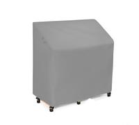 RichVibe Waterproof Outdoor Potting Bench Cover 210D Oxford Garden Table Protector Windproof Design with Locks for Yard Patio Black 45x20x48 Inch(Gray)