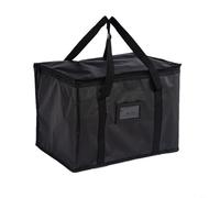 RichVibe Woven Laminated Insulated Cooler Bag with Large Capacity Thermal Lunch Tote for Outdoor Picnics(28 * 17 * 20CM)