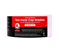 Richword Selected Tear Away Embroidery Stabilizer Backing for Caps and Hats-4"x100 Yards Roll, Heavy Weight 3.2 oz