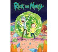 Rick and Morty (2013) TV Show Poster Framed or Unframed Glossy Poster (A1-594 × 841 mm Unframed)
