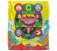 Rick And Morty Abstract Blanket
