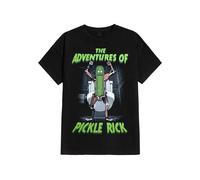 Rick And Morty - Adventures Of Pickle Rick - T-Shirt - black - XL - 100% Cotton,Jersey XL