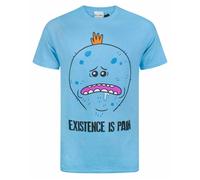 Rick And Morty Blue Mr Meeseeks Short Sleeved T-Shirt Mens