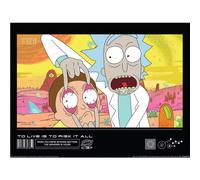 Rick And Morty Classrickal Risk It All Paper Print