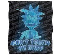 Rick And Morty Don't Touch My Stuff Blanket