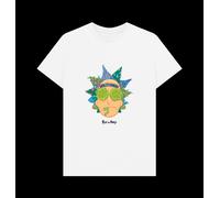 Rick and Morty Eyes Unisex T-Shirt - White Rick & Morty White 3XL