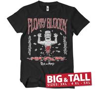 Rick And Morty Floaty Bloody Man Big & Tall T-Shirt Black
