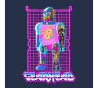 Rick and Morty Gearhead Men's T-Shirt - Navy - M