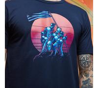 Rick and Morty Get Schwifty Hamster Butts T-Shirt - Navy - M