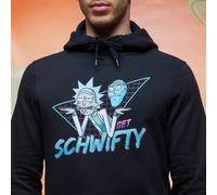 Rick and Morty Get Schwifty Hoodie - Black - XL