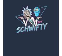 Rick and Morty Get Schwifty Hoodie - Navy - XXL