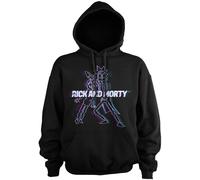 Rick And Morty Glitch Hoodie Black