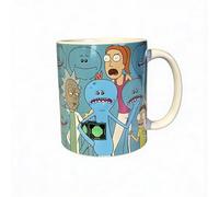 Rick and Morty Heat Changing Mug 325ml - Official Adult Swim Colour Changing Coffee Mug with Rick Sanchez, Morty Smith & Mr Meeseeks - Ceramic Tea Cup