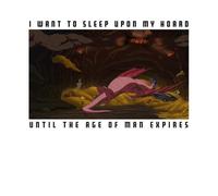 Rick and Morty I Want To Sleep Upon My Hoard Men's T-Shirt - White - 5XL