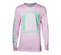 Difuzed Rick and Morty - Japan Pickle Men's Longsleeve (m) Pink