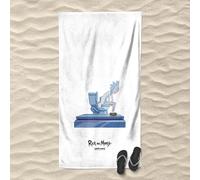 Rick and Morty King Of Shit Toilet Beach Towel