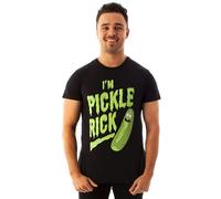 Short Sleeved T-Shirt Rick & Morty Black L