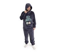 Vanilla Underground Rick And Morty Mens Grey Character Long Sleeve Long Leg Pyjama Set (Xx-Large)