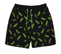 Rick And Morty Mens Pickle Rick Swim Shorts / N/A N/A NS6219