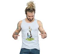 Rick and Morty Men's Stylised Characters Vest Sport Grey X-Large