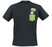 Rick and Morty Men's T-Shirt Tiny Pocket Rick Cotton Black - M