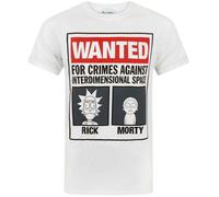 Rick And Morty Mens Wanted T-Shirt NS4397