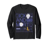 Rick and Morty Merch Dimension C-137 Travel Guide Long Sleeve T-Shirt