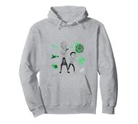 Rick and Morty Merch Galactic Adventure Portal Pullover Hoodie, Adult Unisex, Heather Grey, X-Large