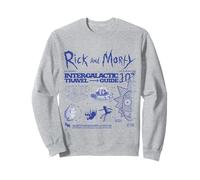 Rick and Morty Merch Intergalactic Travel Guide Sweatshirt