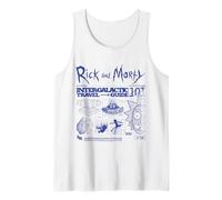Rick and Morty Merch Intergalactic Travel Guide Tank Top