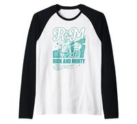 Rick and Morty Mono Raglan Baseball Tee