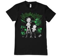Rick and Morty Officially Licensed LAB Mens T-Shirt (Black), X-Large