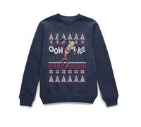 Rick and Morty Ooh Wee Christmas Jumper - Navy - XL