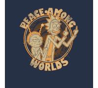 Rick and Morty Peace Among Worlds Hoodie - Navy - L