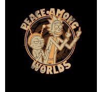 Rick and Morty Peace Among Worlds Women's T-Shirt - Black - L