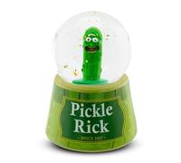 Rick and Morty Pickle Rick Light-Up Mini Snow Globe | 3 Inches Tall