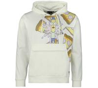 Rick And Morty Pizza party Hoodie white M