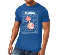 Rick and Morty Plumbus Men's T-Shirt - Royal Blue M
