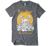 Rick And Morty Rest And Ricklaxation T-Shirt Dark-Heather