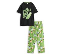Rick and Morty RICK & MORTY Pickle Rick Black Graphic Tee | I'm Pickle Rick Short-Sleeve T-Shirt for Men | Cartoon Series Apparel Top | Classic Television Show Merchandise