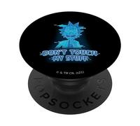 Rick and Morty Rick says Don't Touch My Stuff PopSockets Adhesive PopGrip