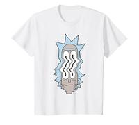 Rick and Morty Rick Waves T-Shirt, Youth, White, 4T
