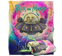 Rick And Morty Space Tripe Blanket Multicoloured (One Size)