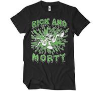 Rick And Morty Splash T-Shirt Black