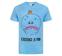 Rick And Morty Blue Mr Meeseeks Short Sleeved T-Shirt Mens