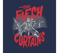 Rick and Morty The Flesh Curtains Men's T-Shirt - Navy - L