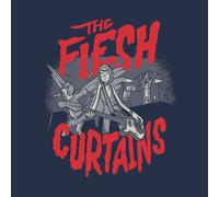 Rick and Morty The Flesh Curtains Women's T-Shirt - Navy - S