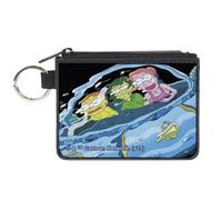 Rick and Morty Wallet, Coin Purse, Rick and Morty Morty Bruce Summer Ship Melt Scene, Canvas